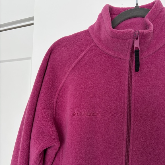 Columbia Magenta Full-Zip Fleece Jacket - Picture 5 of 11